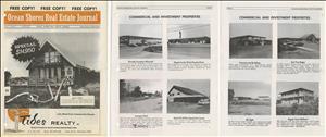 Three pages showing properties for sale with catchy titles under each image including Greedy Investors Wanted and Sit Tight.